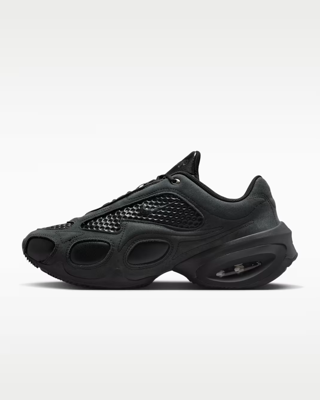 IR0145-001Â  Nike Air Max Muse SE Black/Metallic Silver (Women's)