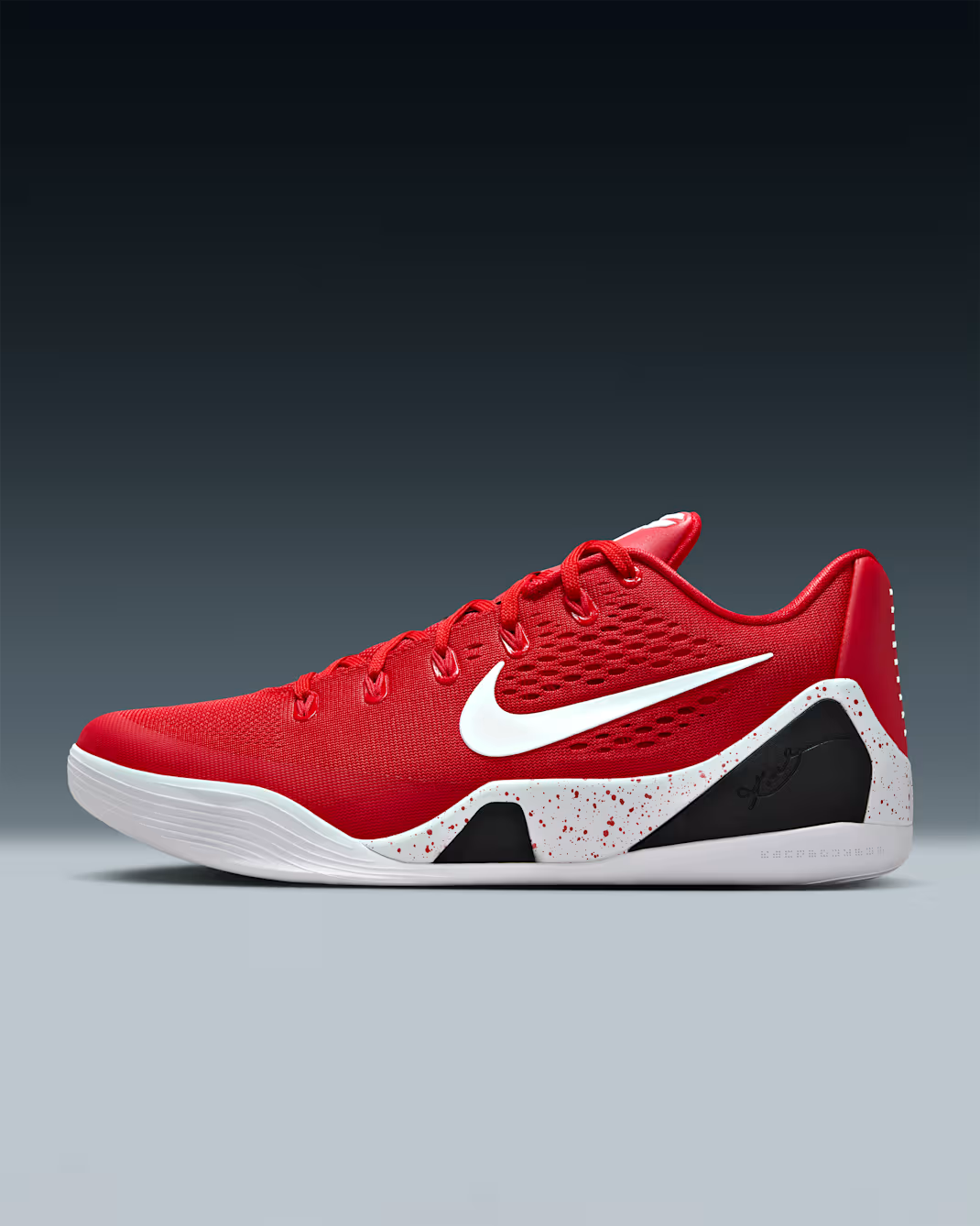 IH1401-600 Nike Kobe 9 Elite Low EM Protro University Red White (Men's)
