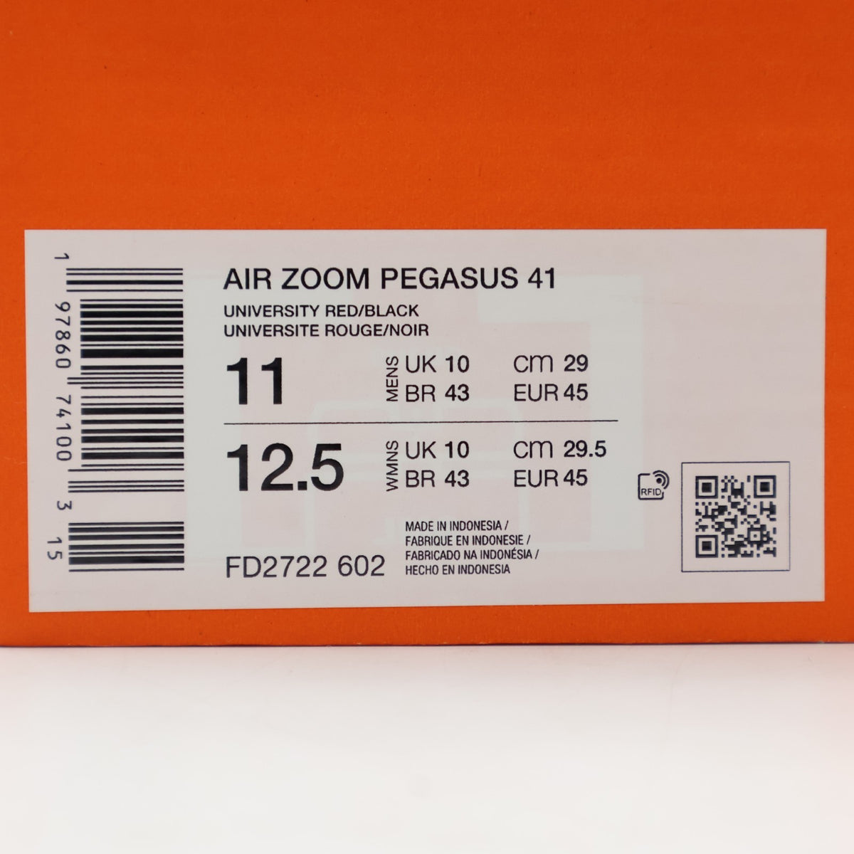 FD2722-602 Nike Pegasus 41 University Red Light Crimson Summit White (Men's)