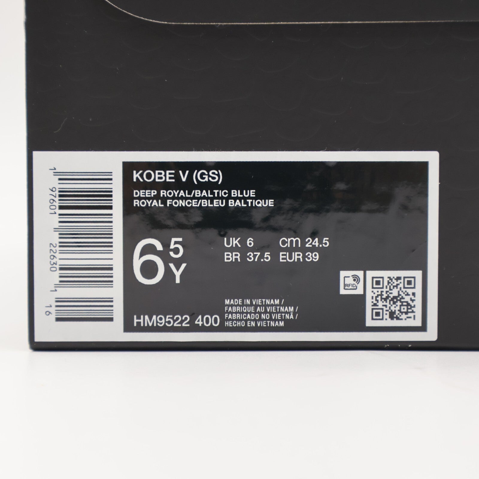HM9522-400 Nike GS Kobe 5 Protro Deep Royal Blue