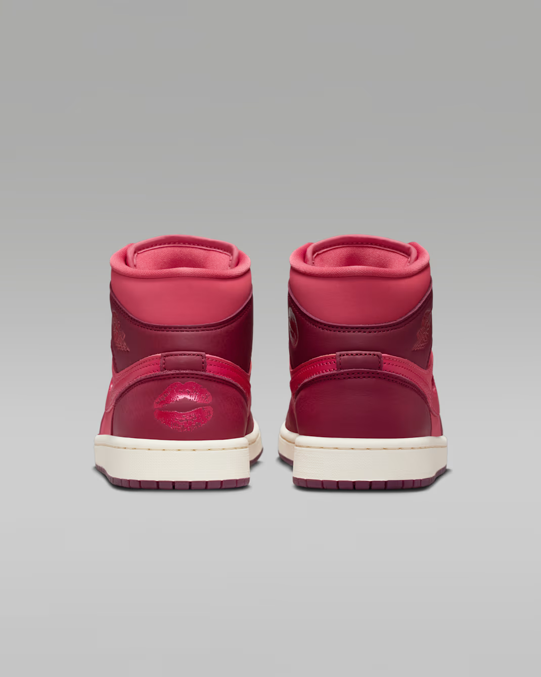 IB7018-600 Nike Air Jordan 1 Mid Valentine's Day 2026 Team Red (Women's)