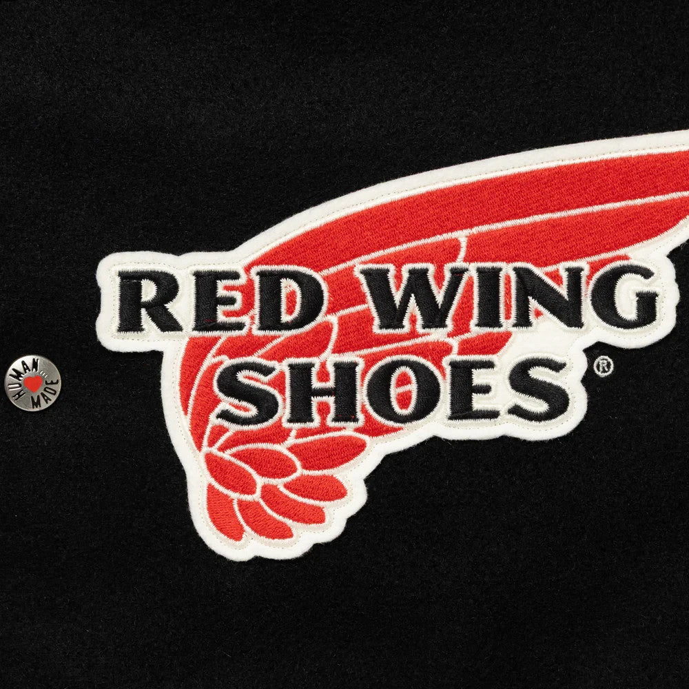 HUMAN MADE RED WING Varsity Jacket Black
