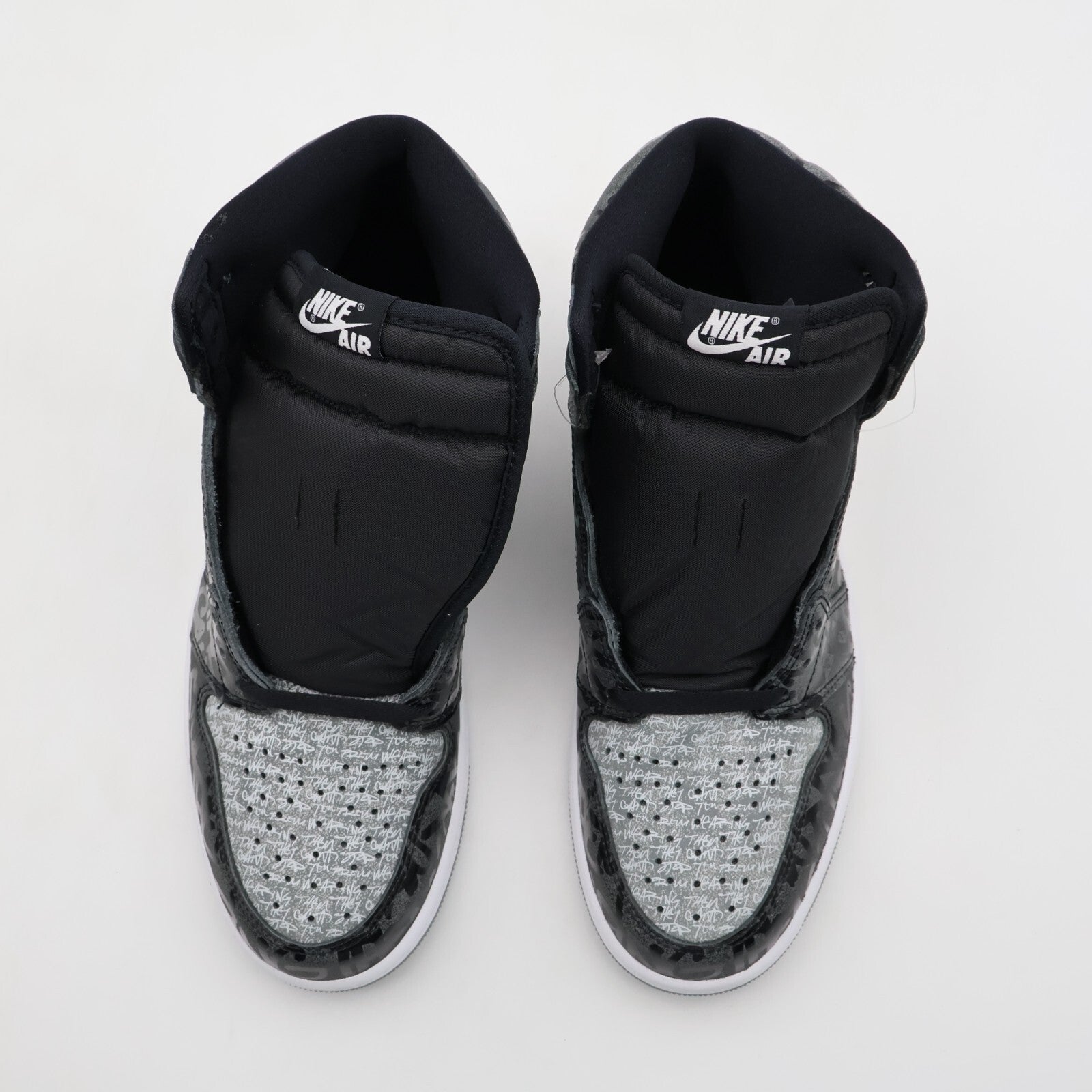 555088-036 Nike Jordan 1 High OG Rebellionaire Black White Particle Grey (Men's)
