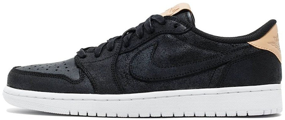 905136-010 Nike Air Jordan 1 Retro Low OG "Black Vachetta" (Men's)