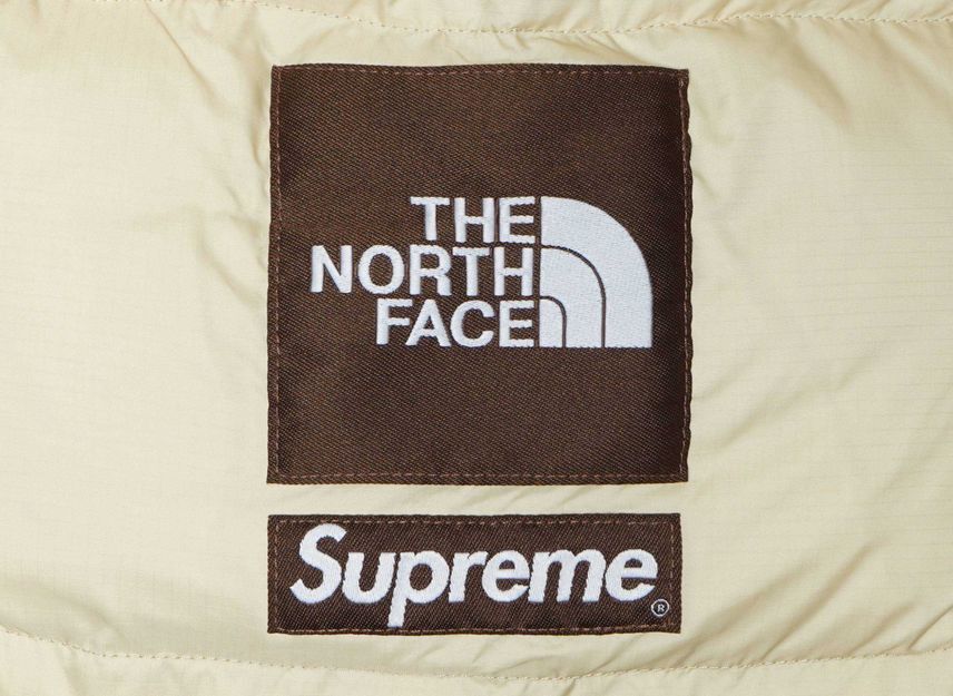 Supreme The North Face Split Nuptse Jacket Tan