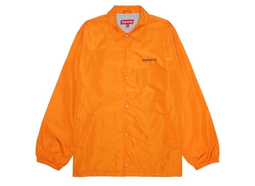 Supreme Nyc Coaches Jacket Orange