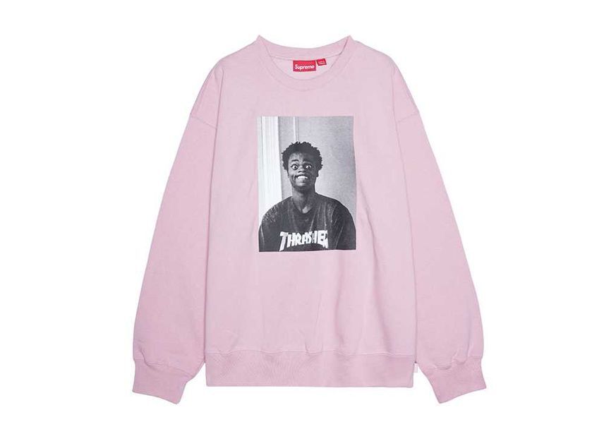 Supreme Thrasher Crewneck Dusty Rose