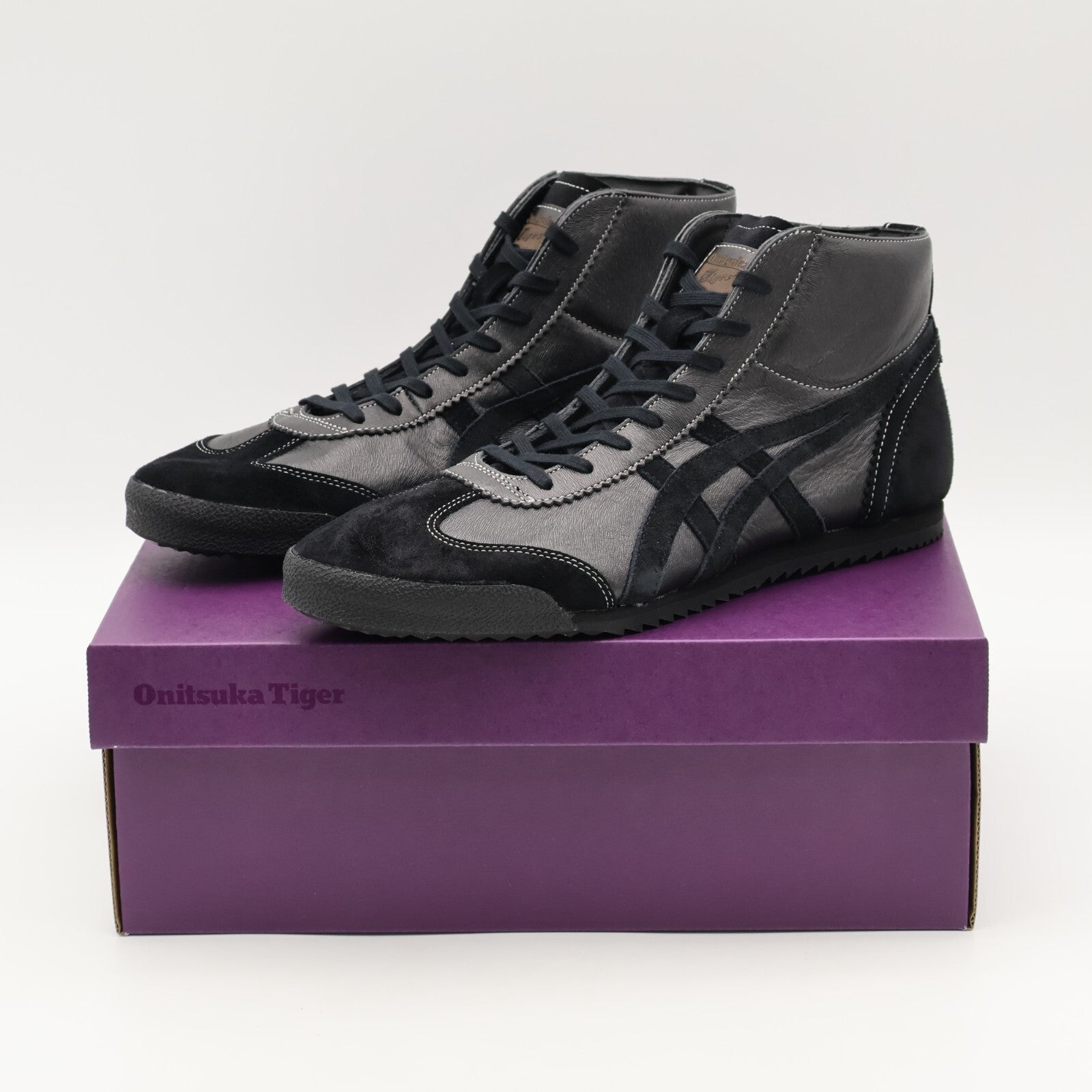 1181A609-001  Onitsuka Tiger NIPPON MADE Mexico Mid Runner Deluxe Black (Men's)