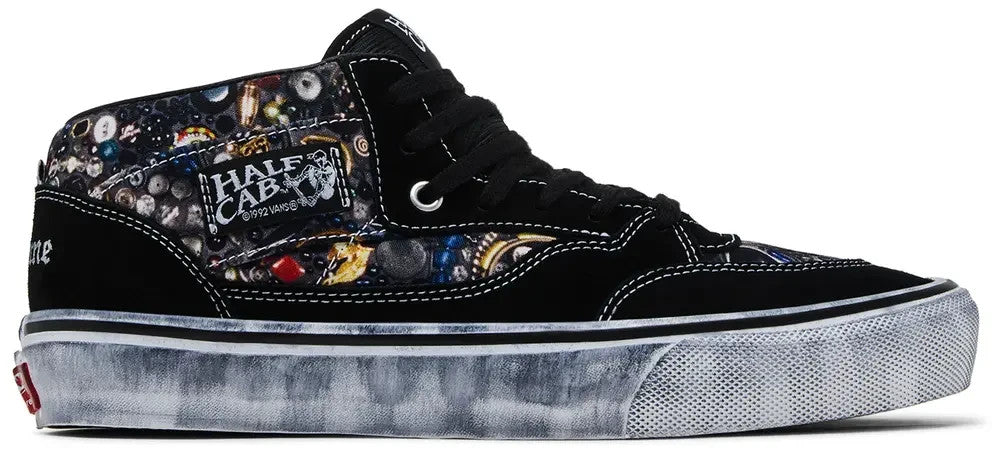 VN00112HBLU Supreme Ã Mike Kelley Ã Vans Half Cab "Black" (26SS Week8)
