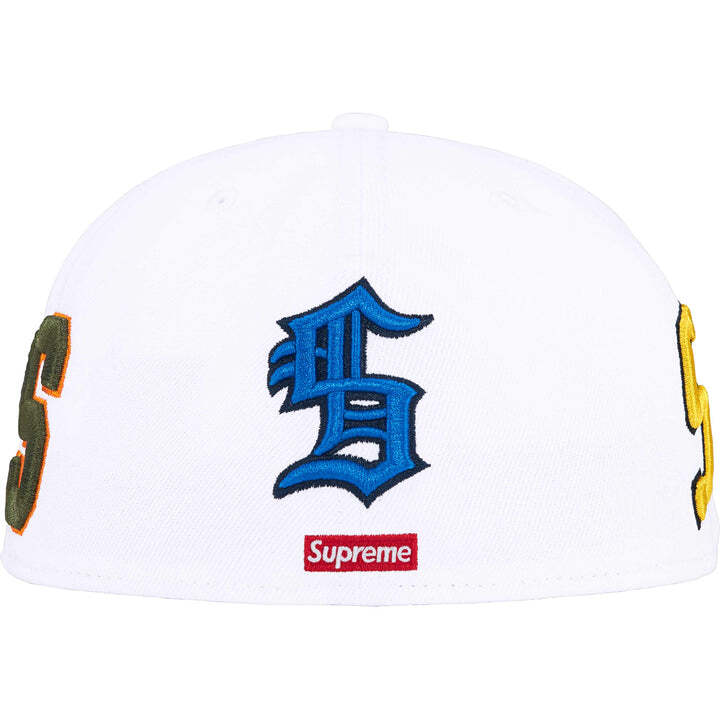 Supreme Multi S Logo New Era White