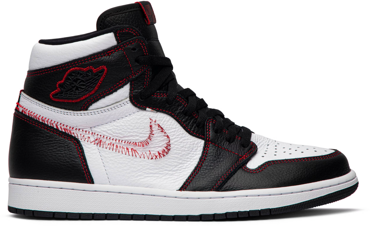 CD6579-071 Nike Air Jordan 1 High OG Defiant "Black/Yellow/Gym Red" (Men's)