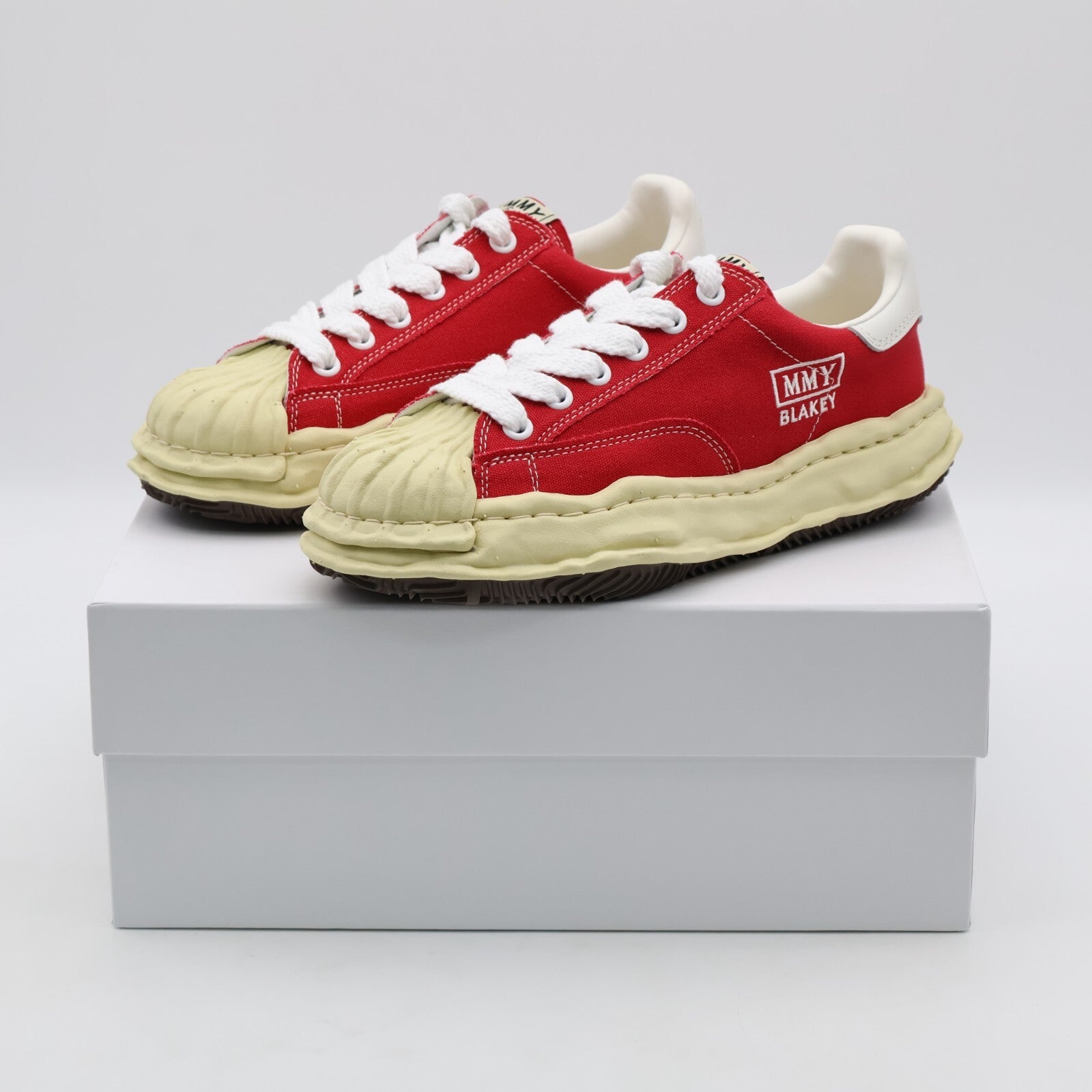 A09FW732-RED Maison MIHARA YASUHIRO BLAKEY Original Sole Canvas (Men's)