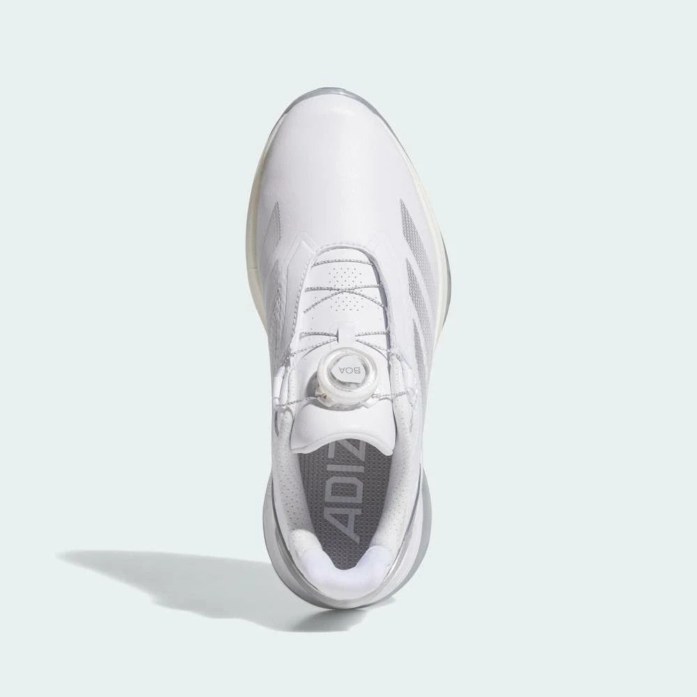JS1764 adidas Adizero ZG Low Cut Boa Spikeless Golf Cloud White Silver (Women's)