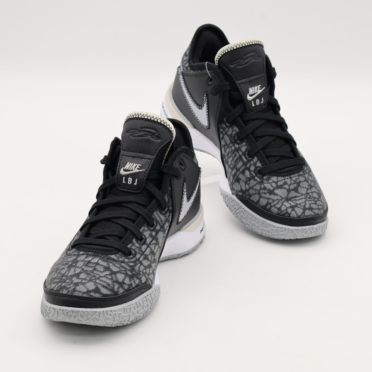 DR8788-005 Nike LeBron NXXT Gen Black Wolf Grey White Light Bone (Men's)