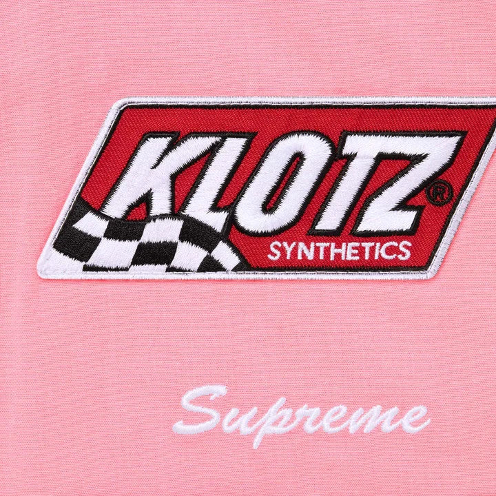 Supreme Vanson Leathers S/S Work Shirt Pink
