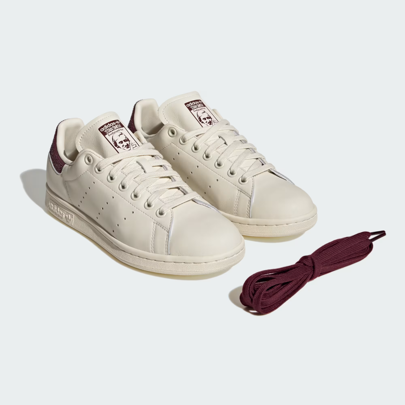 LC0524 adidas Stan Smith "Off White/Maroon" (Men's)