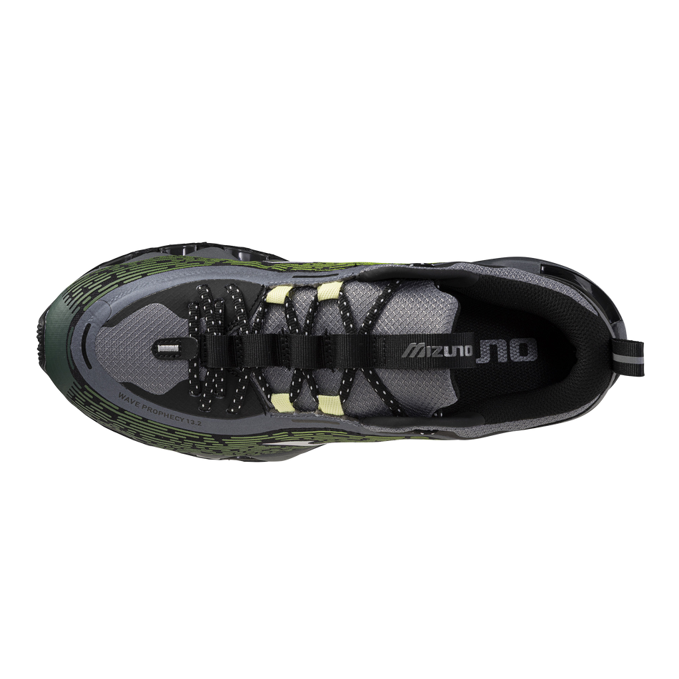 D1GA260H03 Mizuno Wave Prophecy 13.2 "Dark Gray/White/Green" (Men's)