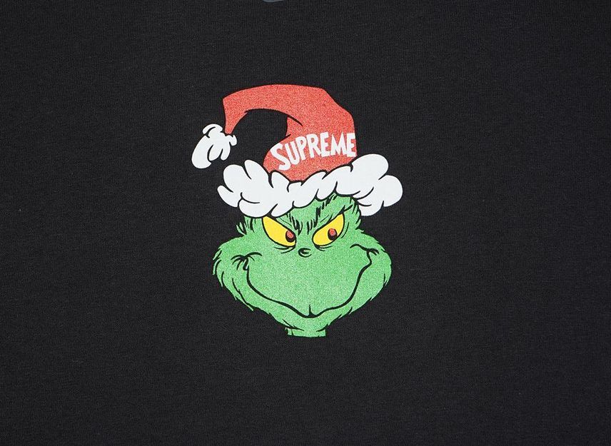 Supreme Grinch Tee Black