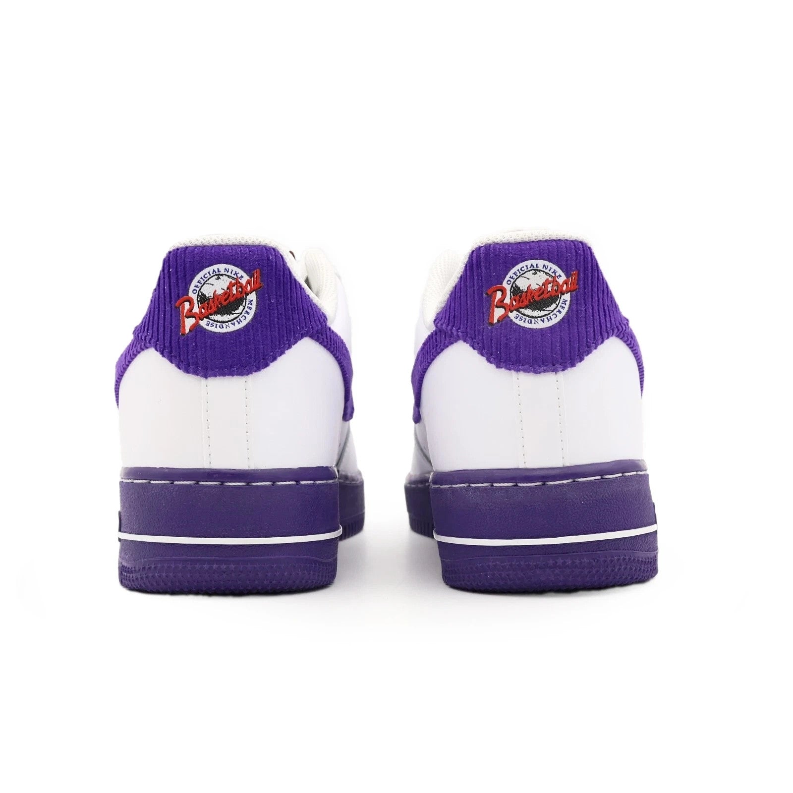 DB0264-100 Nike Air Force 1 Low Sports Specialties White Purple Red (Men's)
