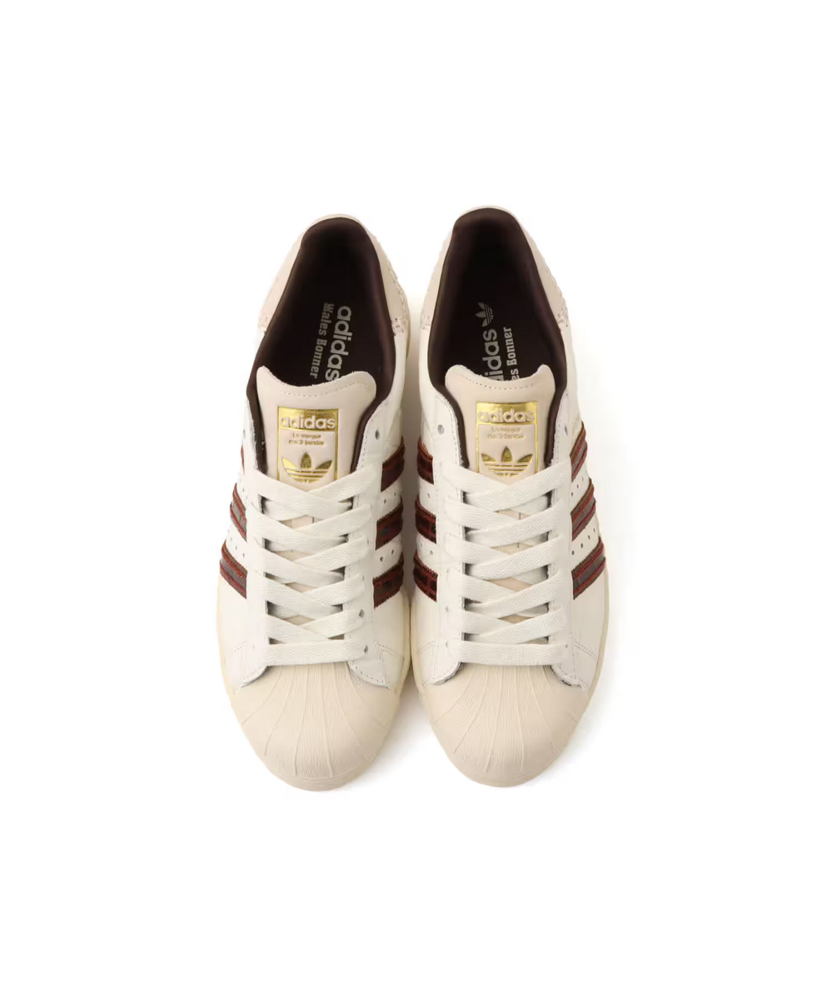 KH8797 Wales Bonner adidas Originals Superstar Wonder White Fox Brown (Men's)