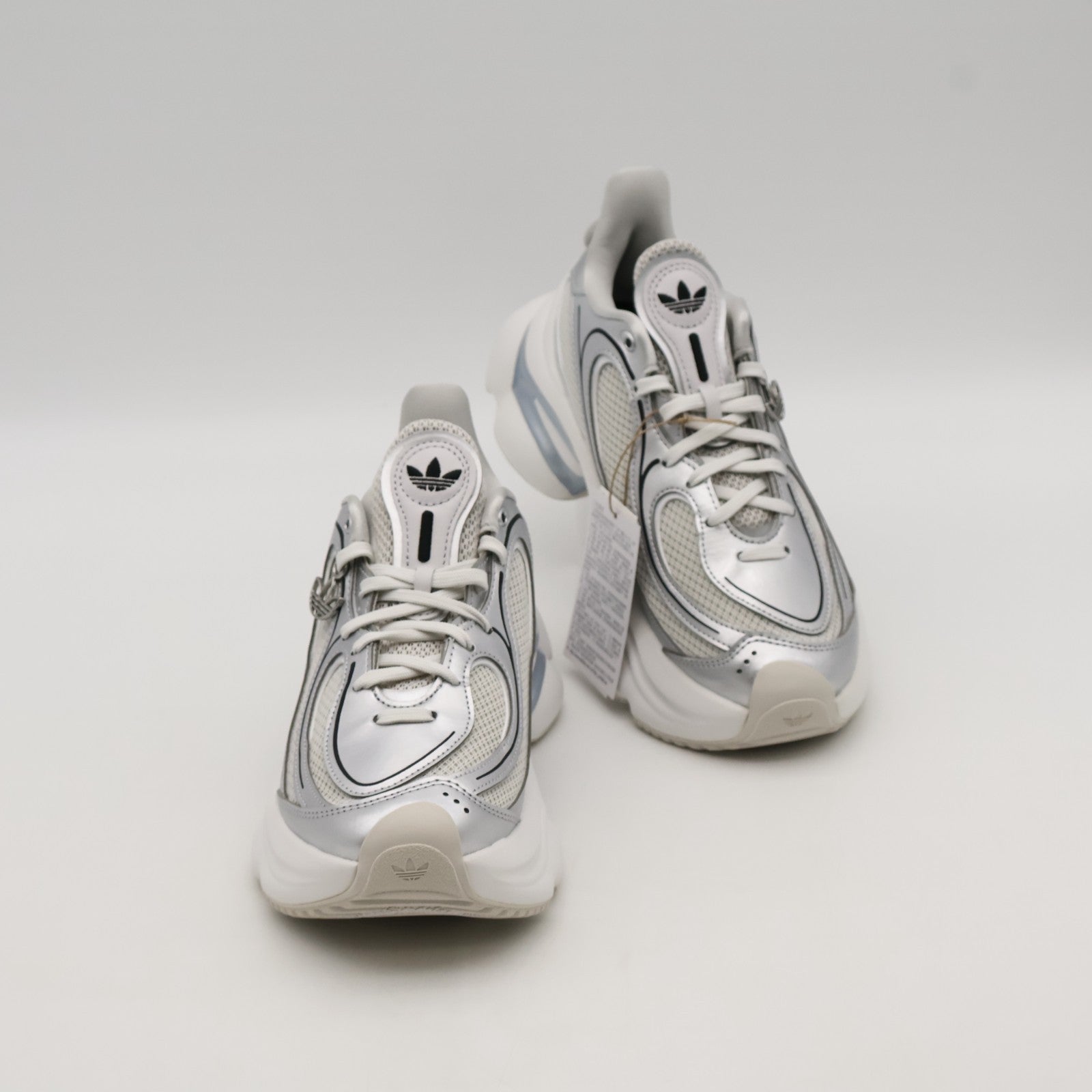 KI0557 adidas Originals Ozvenuz Silver Metallic Grey One Crystal White (Women's)
