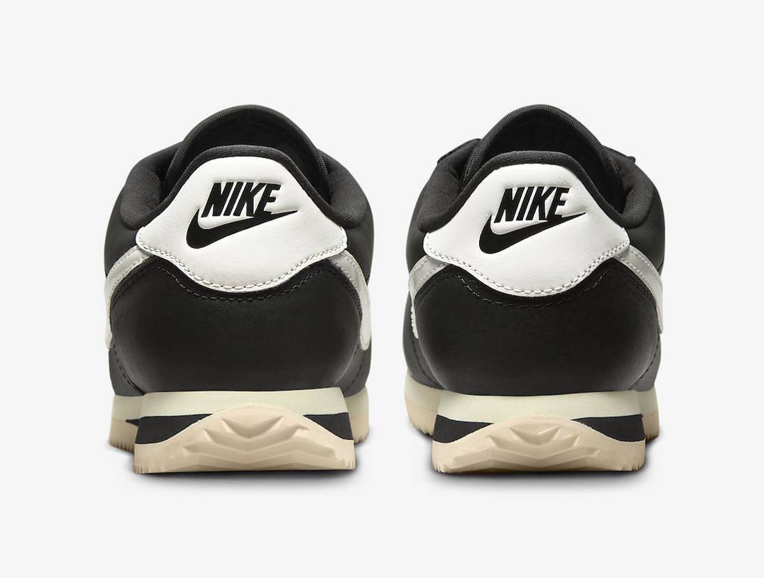 FB6877-001 Nike Cortez 23 PRM Black and Sail (Women's)