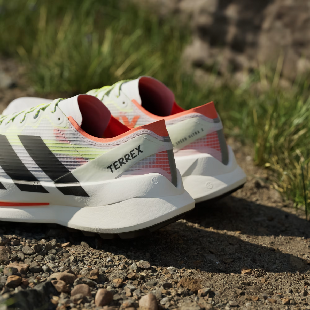 JS3534 adidas Terrex Agravic Speed Ultra 2 Trail Running Cloud White (Men's)