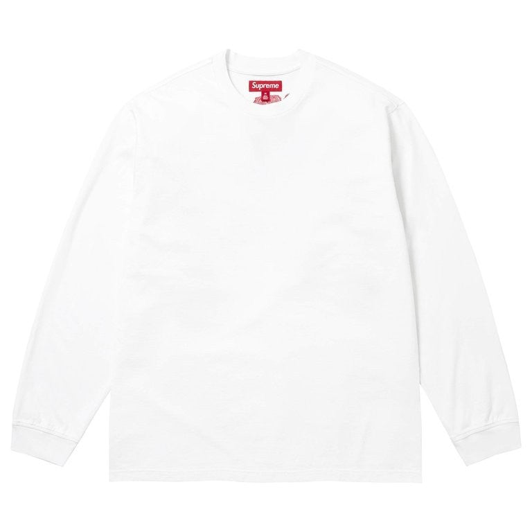 Supreme Intarsia L/S Top White