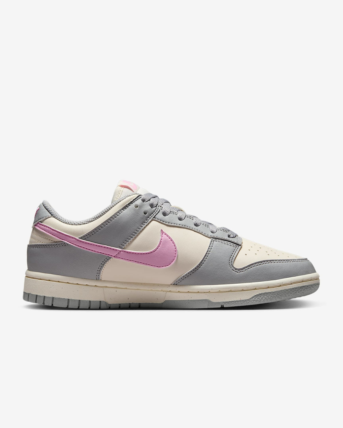 DD1873-002 Nike Dunk Low Next Nature Light Smoke Grey Pink Rise (Women's)
