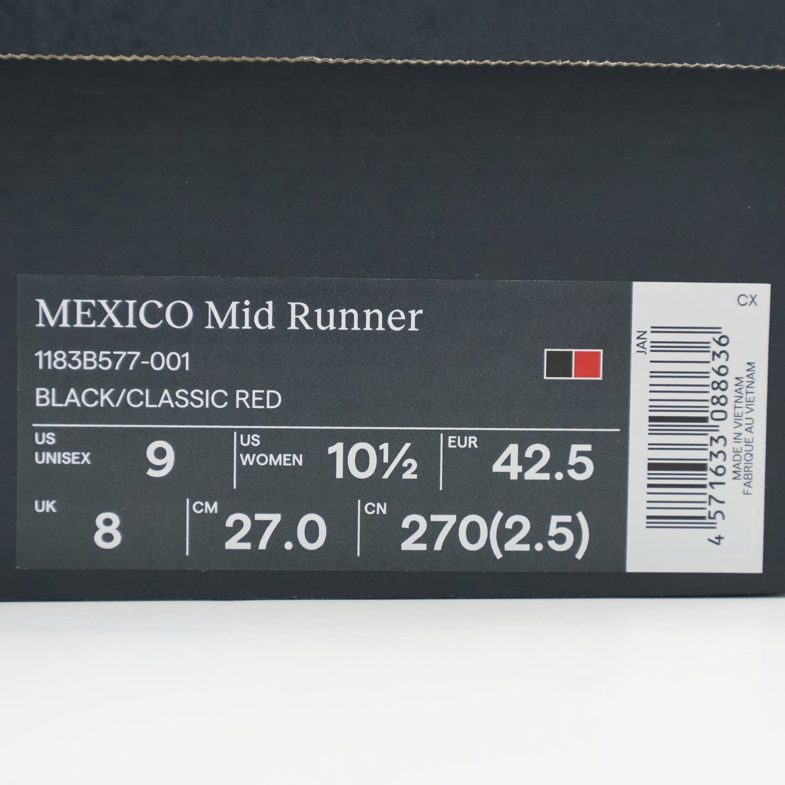1183B577-001 Onitsuka Tiger MEXICO Mid Runner (Men's)