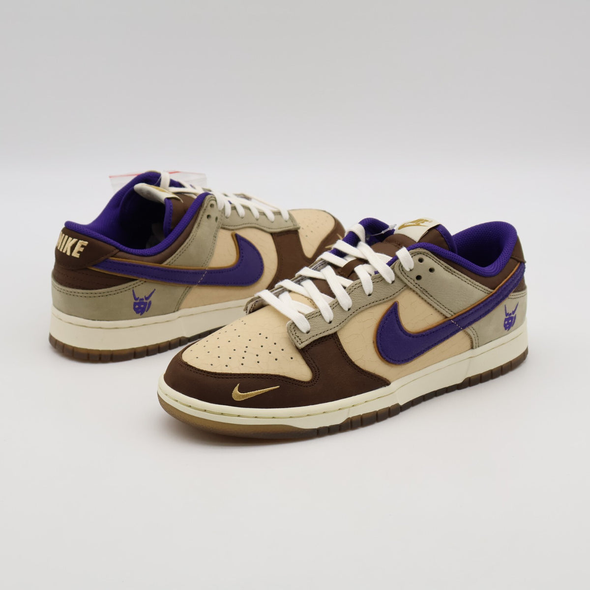DQ5009-268 Nike Dunk Low Setsubun 2022 White Khaki Purple Brown Beige Sail Cacao