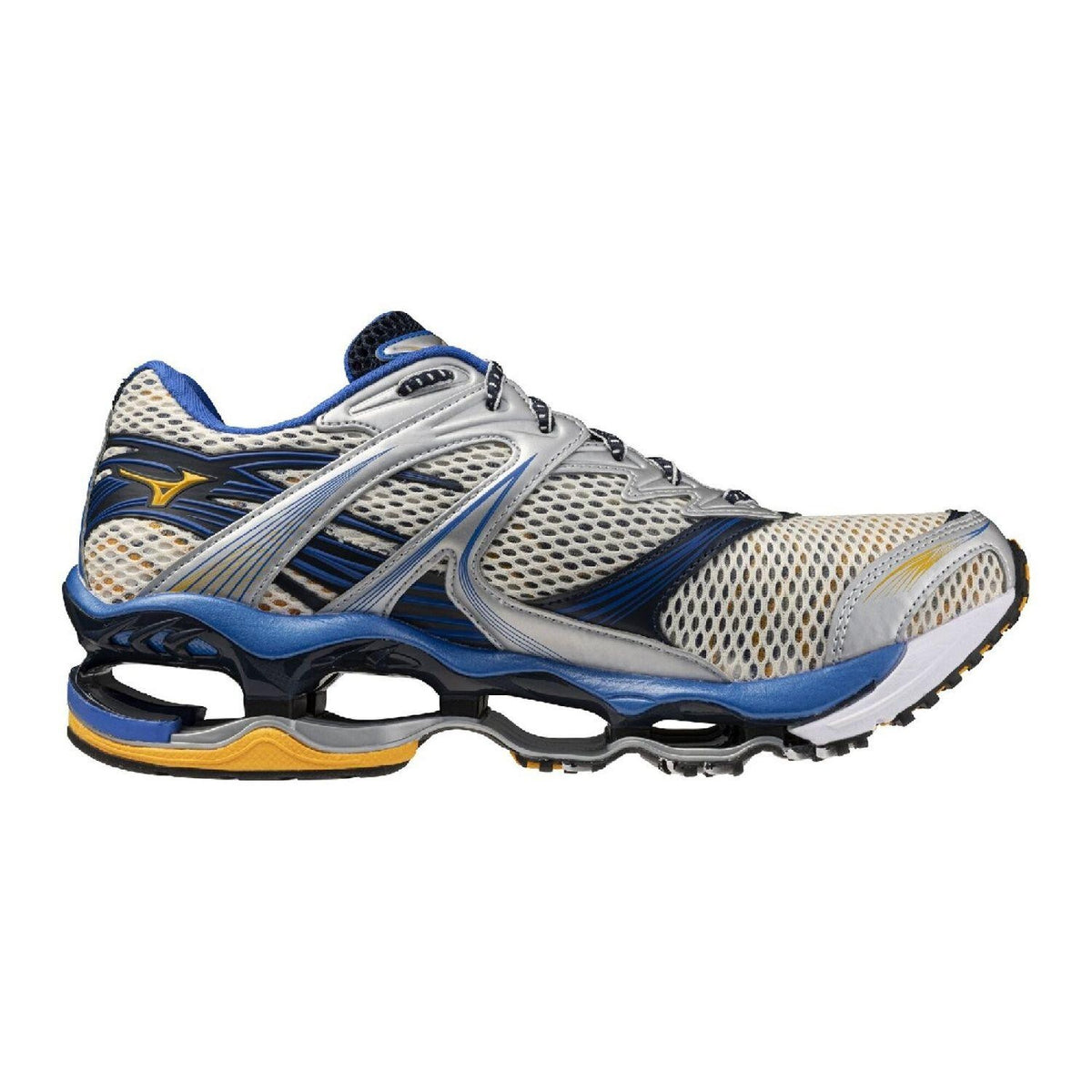 D1GA265501 Mizuno Wave Prophecy 1 Blue Yellow Silver (Men's)