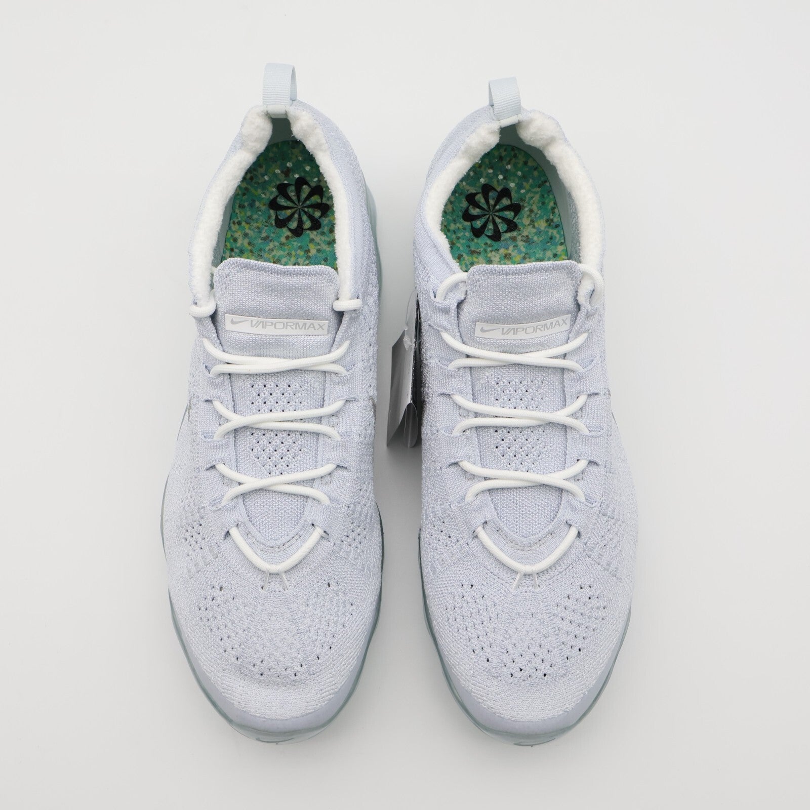 DV1678-002 Nike Air VaporMax 2023 Flyknit Pure Platinum White Silver Grey Men's)