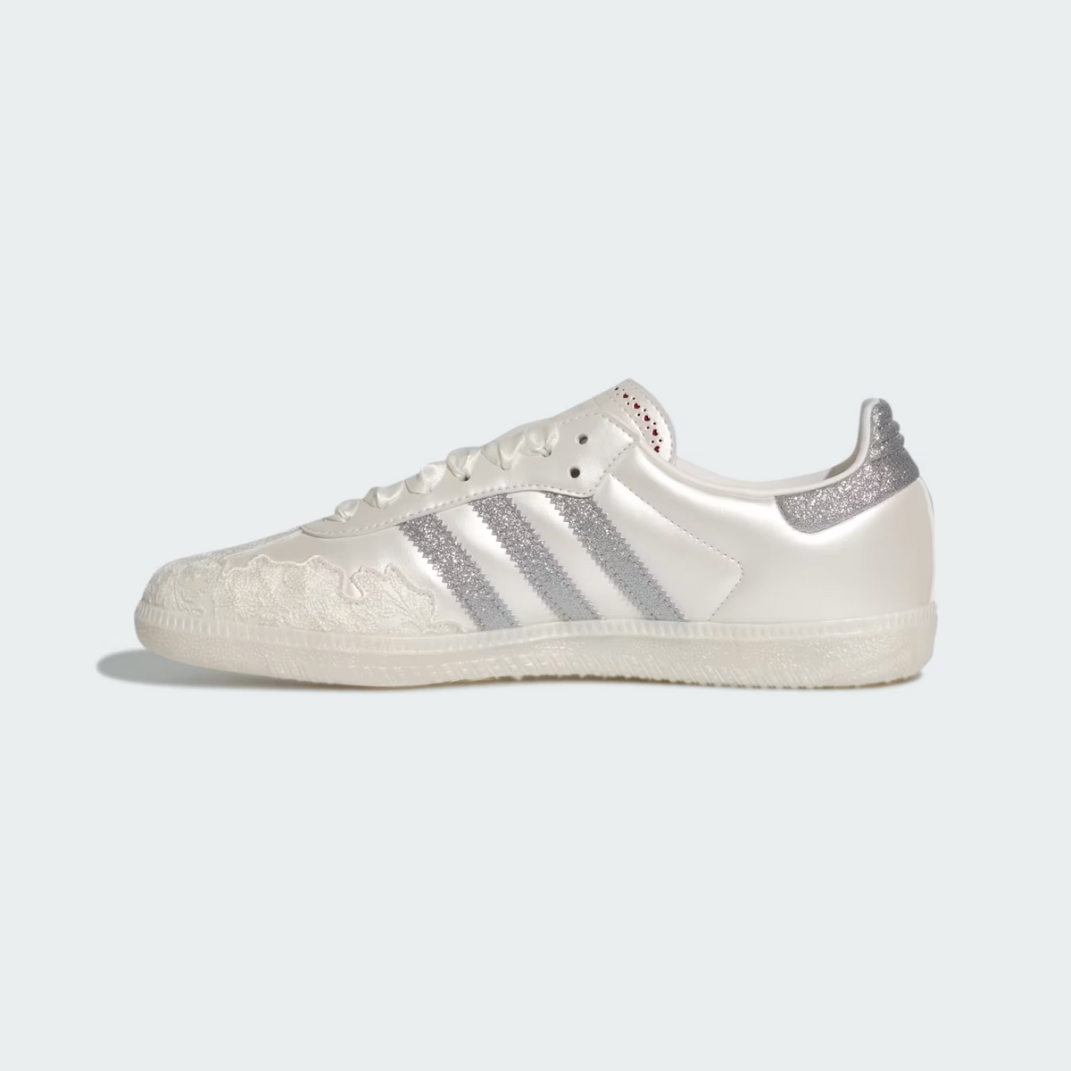 HP3658 adidas Samba OG Chalk White Silver Metallic (Women's)