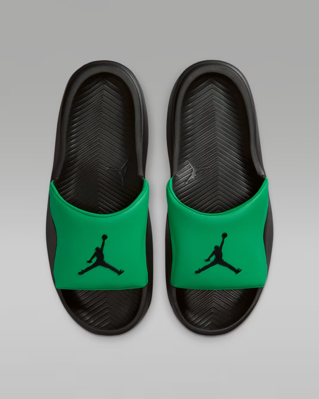 HF3263-301 Nike Jordan Franchise Slide Lucky Green/Black (Men's)