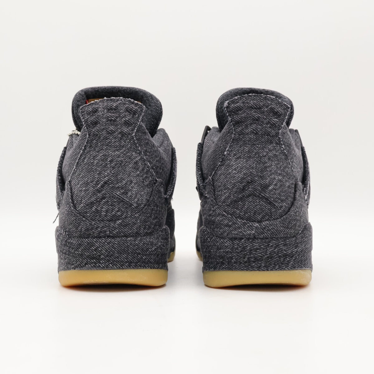 AO2571-001 Nike Levi's Air Jordan 4 Black Denim LEVIS Tag (Men's)