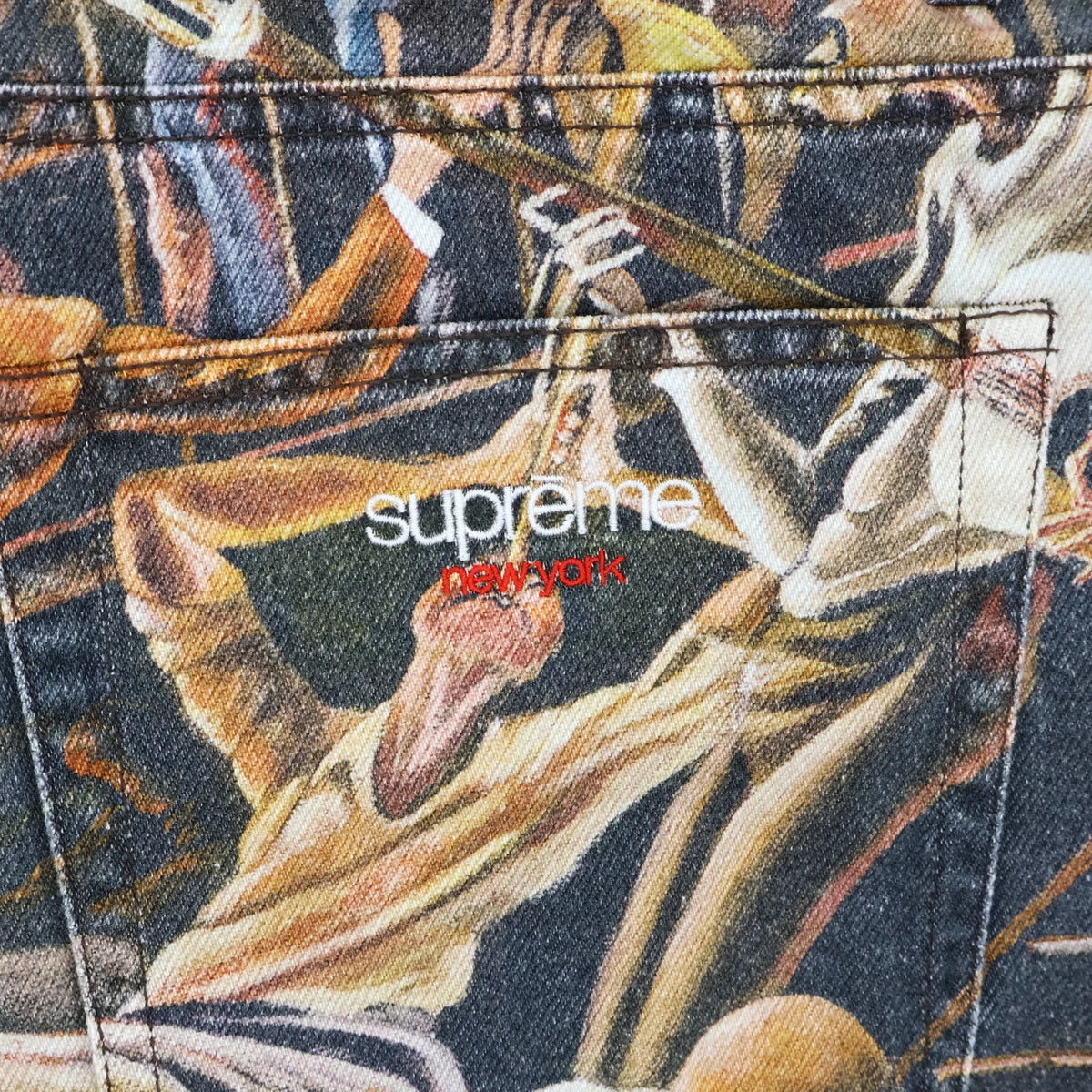 Supreme Ernie Barnes Baggy Denim Short Dance
