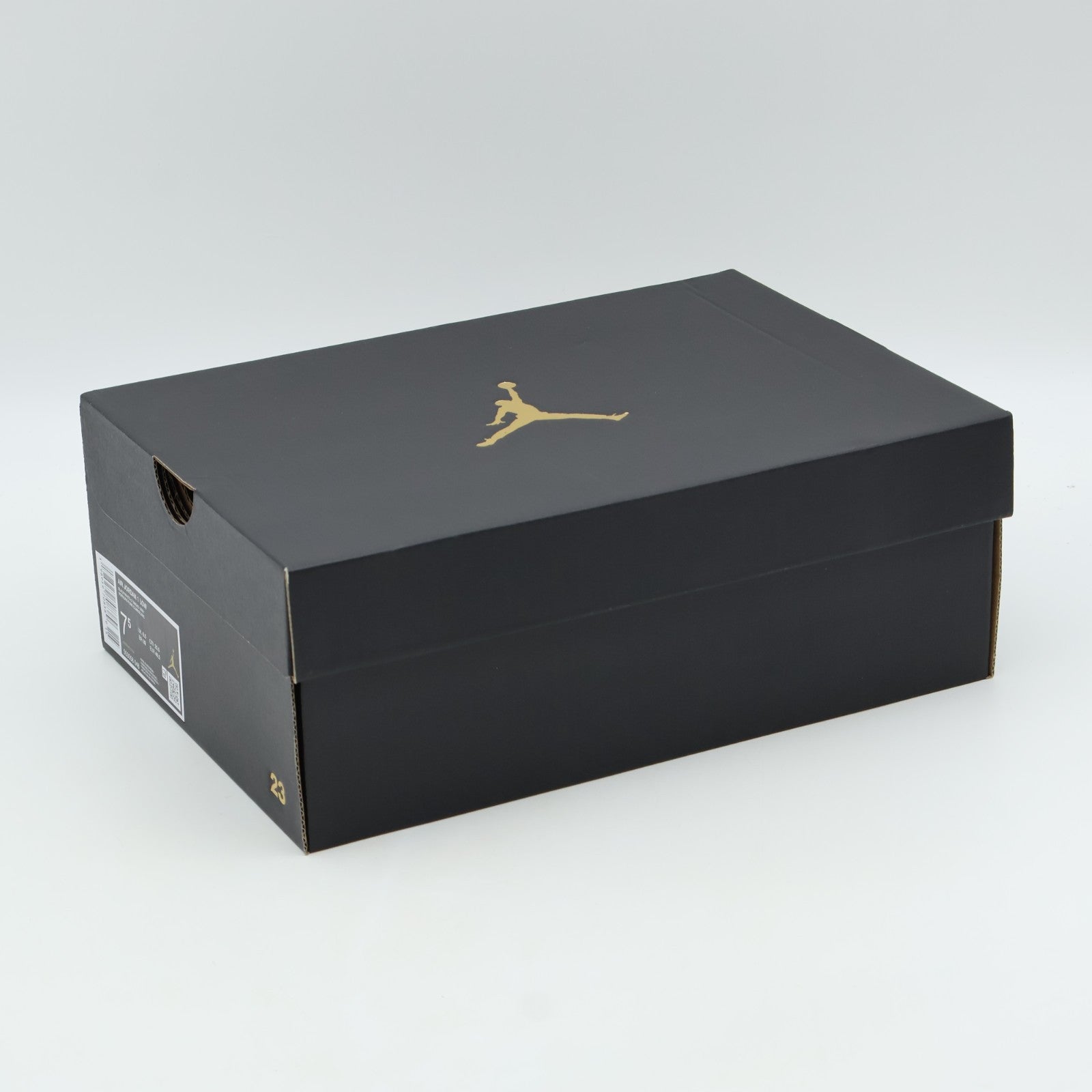 553558-048 Nike Air Jordan 1 Low "Black/Light Smoke Grey/White" (Men's)