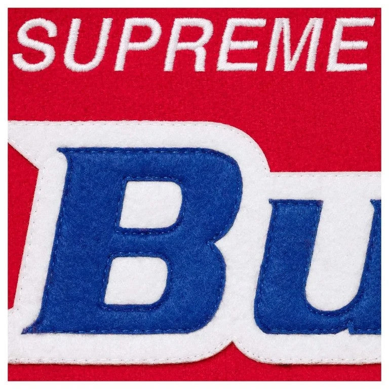 Supreme Mitchell Ness Teams Varsity Jacket Red