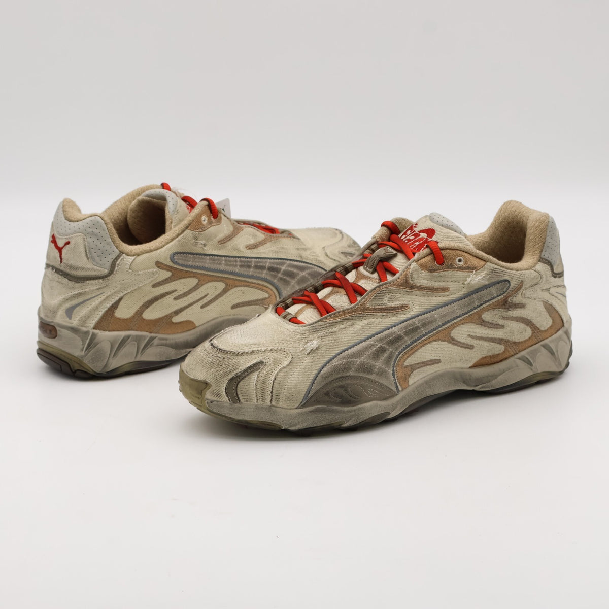 401624-01 A$AP Rocky Puma Inhale Distressed Tan Bronze Red (Men's)