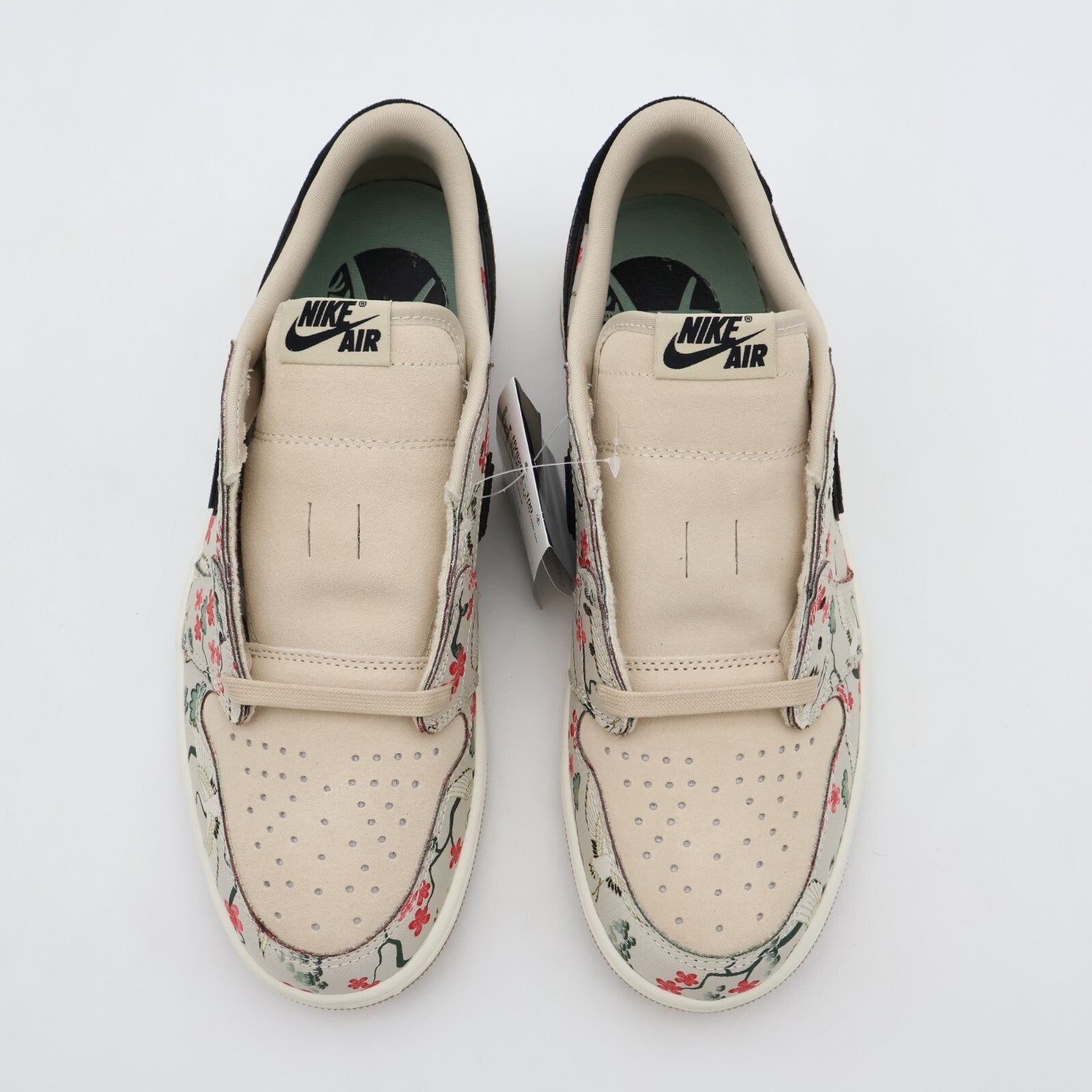 HV8293-100 Rui Hachimura Nike Air Jordan 1 Retro Low OG Cranes Oatmeal (Men's)