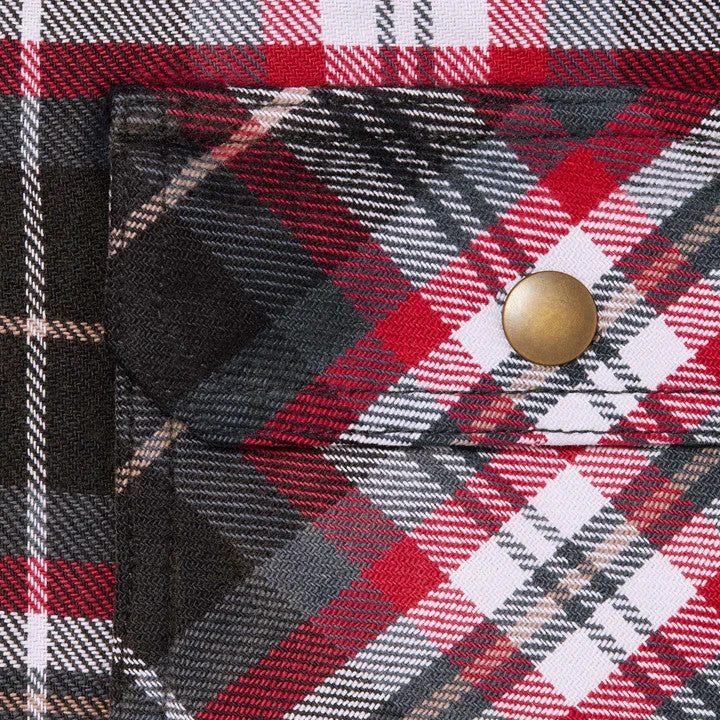 Supreme Dickies Lined Zip Up Hooded Flannel Shirt Black