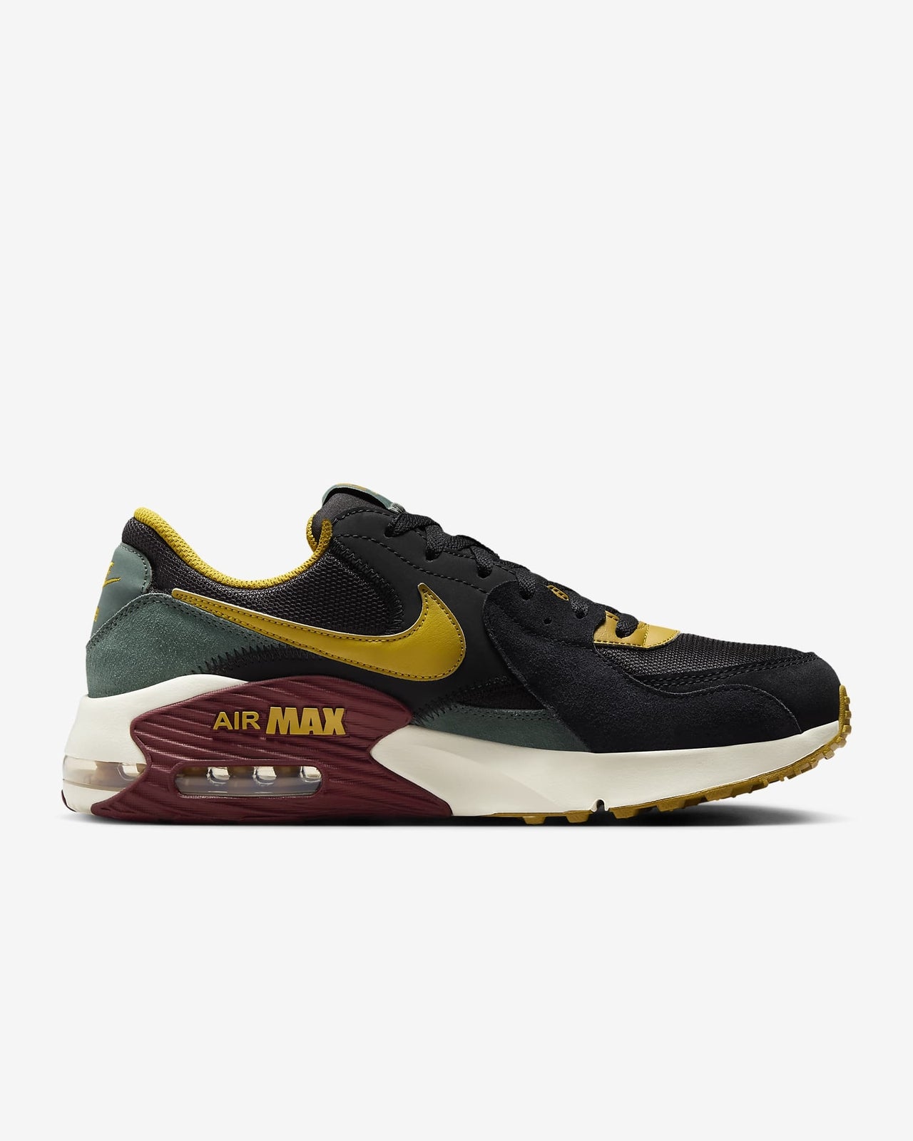 HQ3610-010 Nike Air Max Excee Black Vintage Green Dark Team Red Bronzine (Men's)
