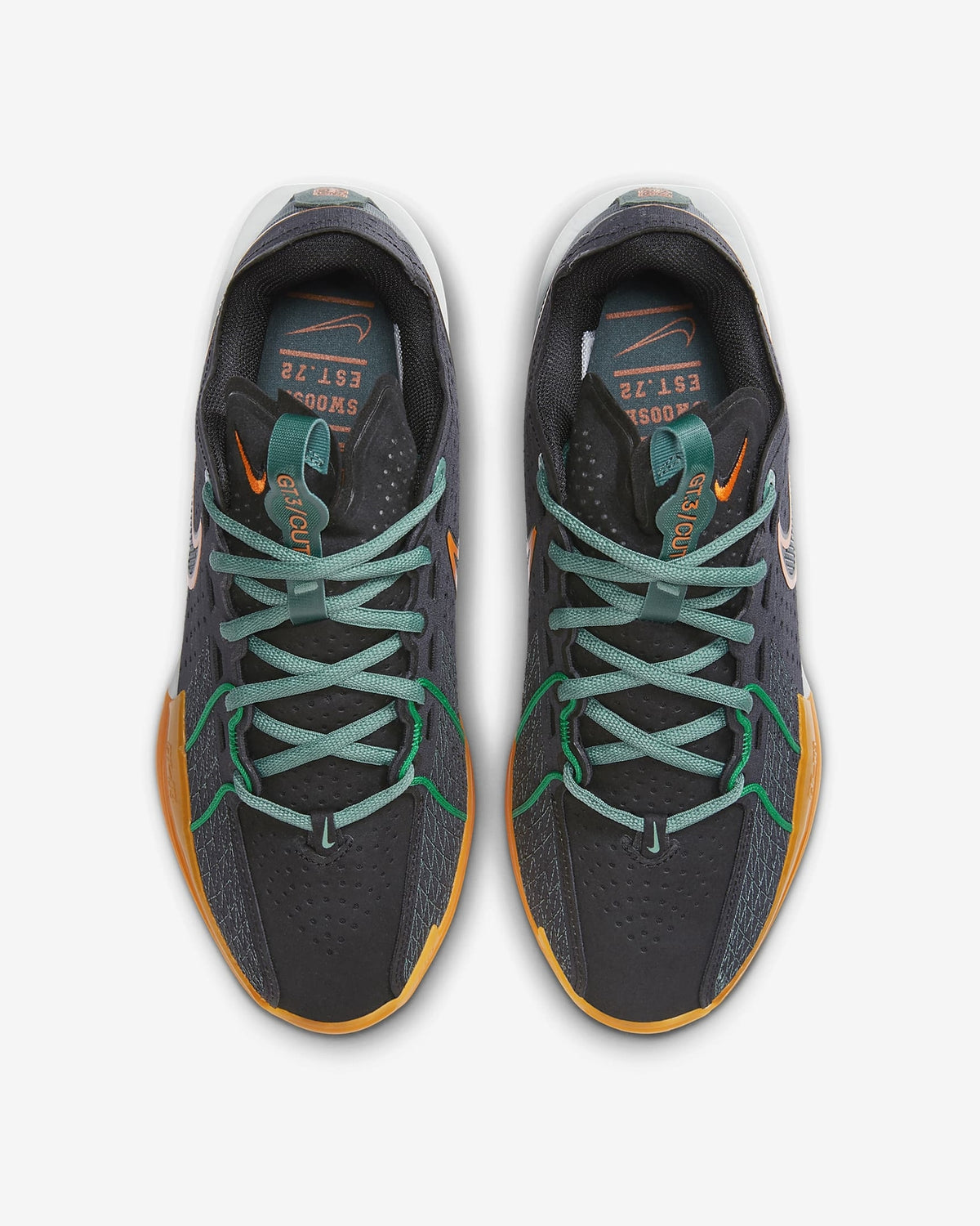DV2918-001 Nike G.T. Cut 3 Black Vintage Green Bicostal Malachite (Men's)