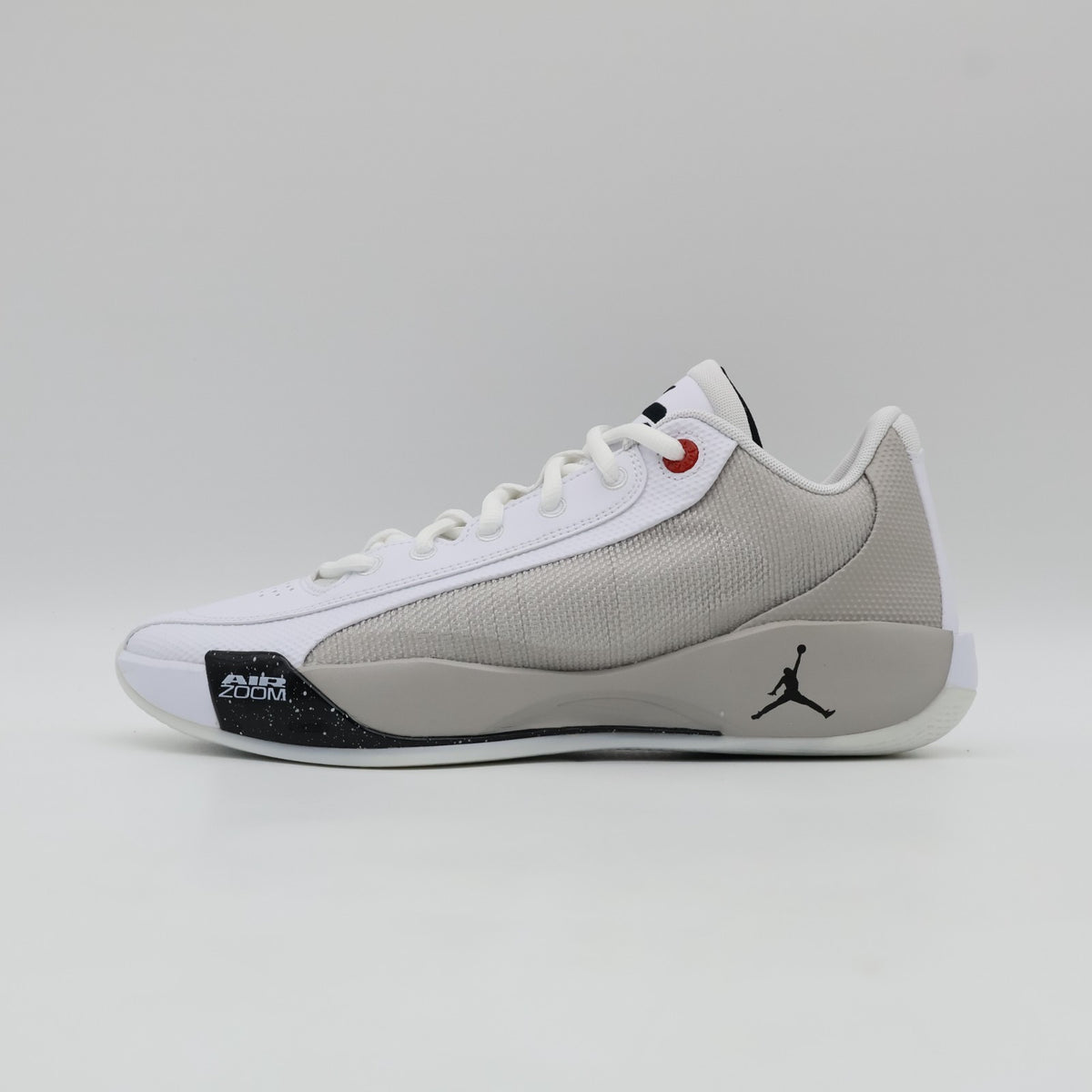 HF0819-103 Nike Jordan Luka 77 White Tech Gray Flame Red Black (Men's)