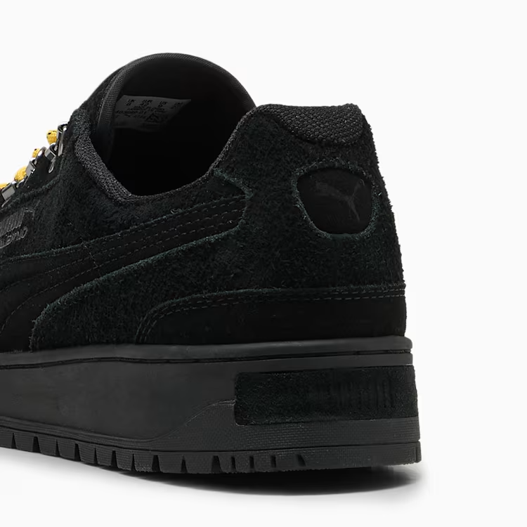 403699-01 Puma Palermo Alpino Fuzzy PUMA Black Yellow Sizzle (Men's)