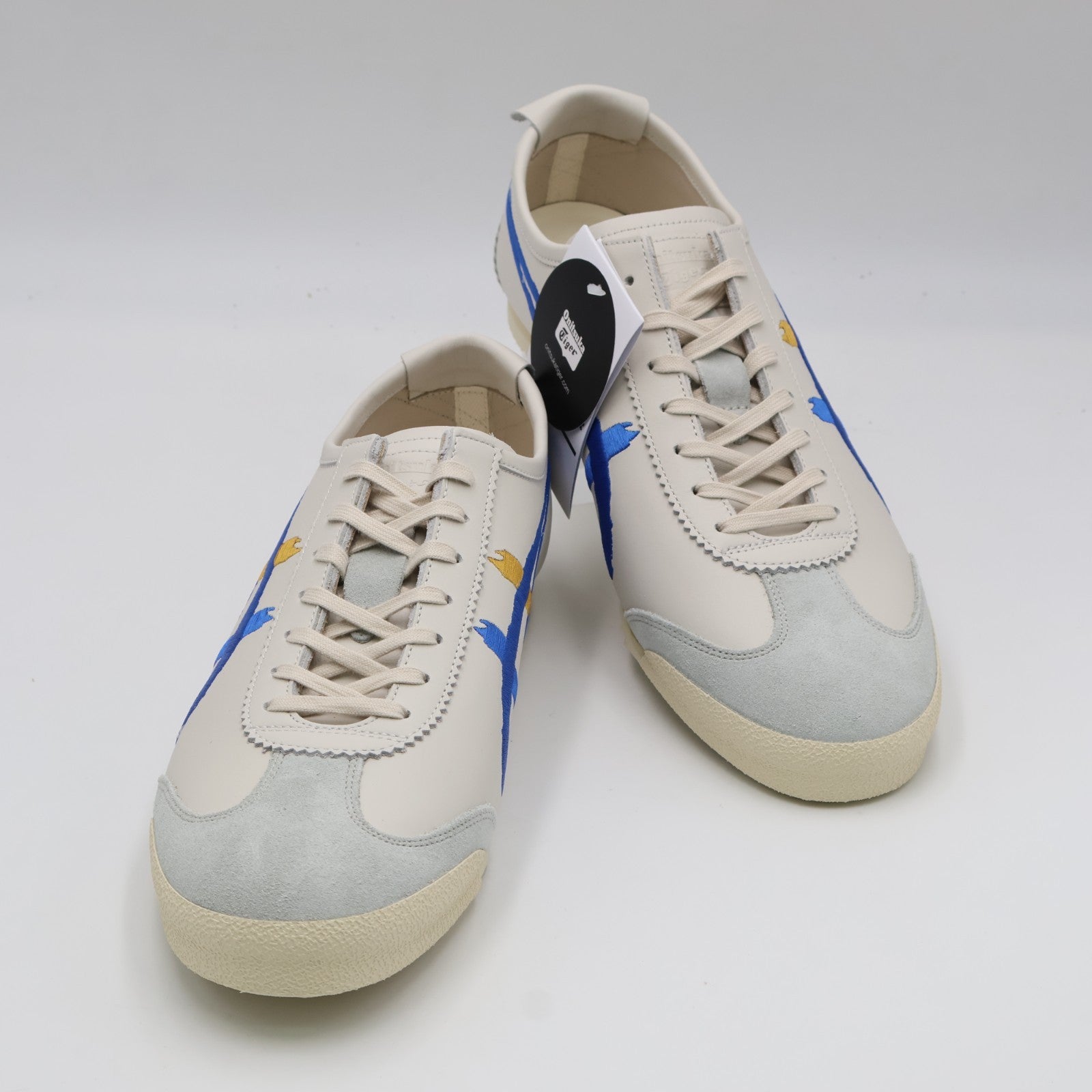 1181A119-101 Onitsuka Tiger Mexico 66 Deluxe White Directoire Blue (Men's)