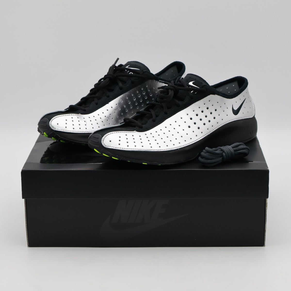IB5824-001 Nike Air Superfly Metallic Silver Black (Women's)