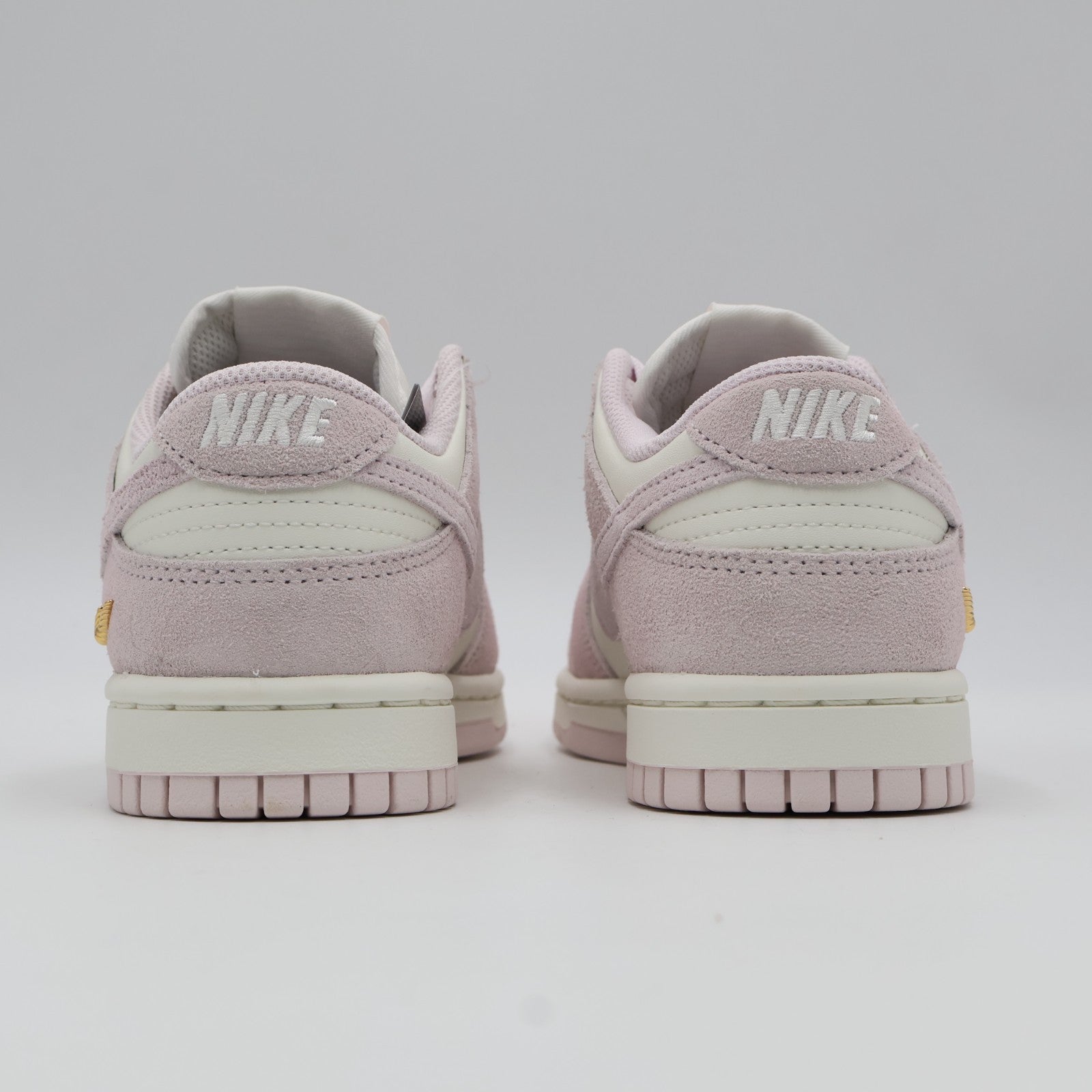 IO4244-100 Nike Dunk Low Sail White Metallic Gold Pearl Pink (Women's)