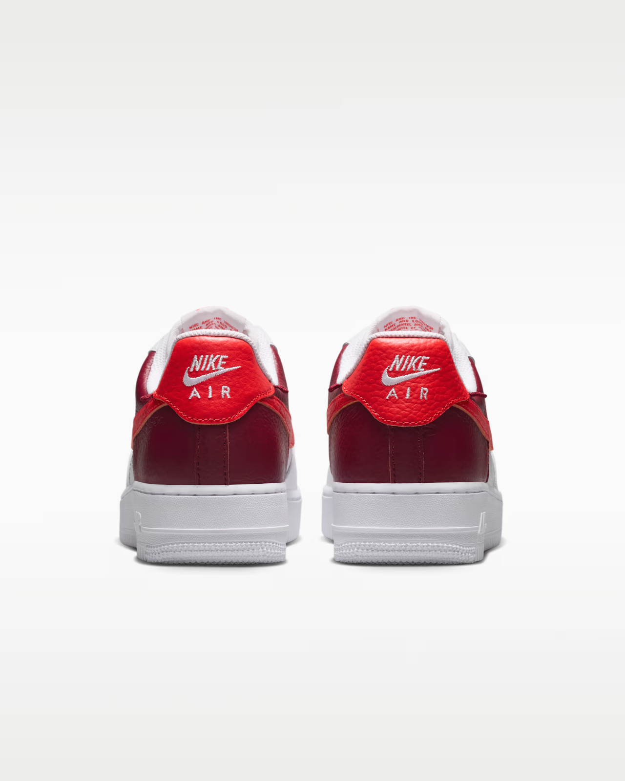 IR0872-101 Nike Air Force 1 '07 "White/Light Crimson" (Women's)